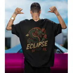 GENERICO - Polo oversize Dragon Eclipse Hombre