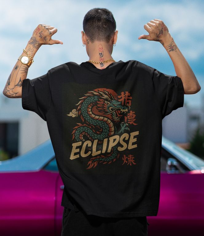 Polo oversize Dragon Eclipse Hombre