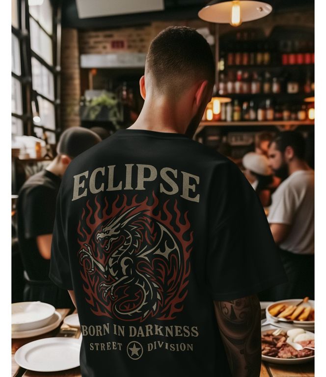 Polo oversize Dragon Eclipse Street Division Hombre