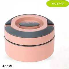GENERICO - Táper Interior de Acero Inoxidable sin Separador Prime Rosado