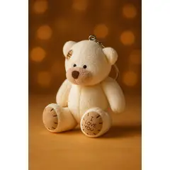 GENERICO - Osito blanco llavero