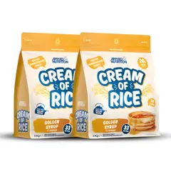 APPLIED NUTRITION - PACK X 02 - Crema de Arroz 1 Kg Cream of rice - Golden Syrup