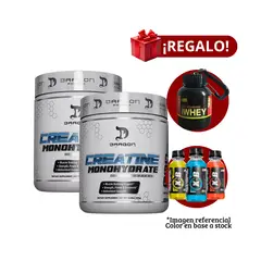 DRAG PHARMA - 2 Creatinas Dragon Pharma 300g+Portaproteína+XB