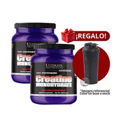 ULTIMATE NUTRITION - 2 Creatinas 1 Kg+Shaker