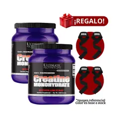 ULTIMATE NUTRITION - 2 Creatinas 1 Kg+2 Straps