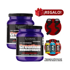 ULTIMATE NUTRITION - 2 Creatinas 1 Kg+Straps + XB