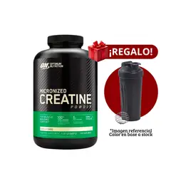OPTIMUN NUTRITION - Creatina Optimum Nutrition 600g+Shaker