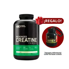 OPTIMUN NUTRITION - Creatina Optimum Nutrition 600g+Portaproteína