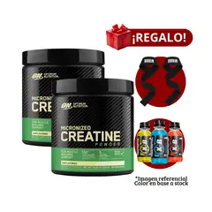 OPTIMUN NUTRITION - 2 Creatinas Optimum Nutrition 300g+Straps + XB