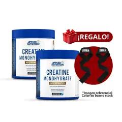APPLIED NUTRITION - 2 Creatinas 250g+Straps