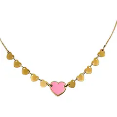 ESIKA - Collar Rainbow Hearts Corazon Niña