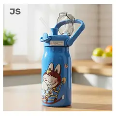 GENERICO - Toma Todo Botella 1 Litro con Asa Pico Térmico Tapa Rosca JS