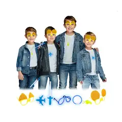 GENERICO - Cotillón para 4 NIÑOS Año Nuevo, 24 pzas