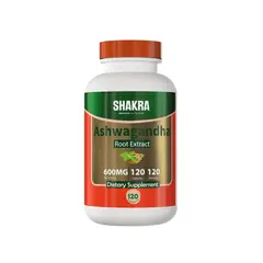 SHAKRA - Ashwagandha 600 mg 120 Capsulas