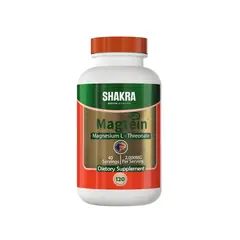 SHAKRA - Treonato de Magnesio Magtein Magnesium Threonate 120 Capsulas