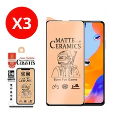 SHIELD - Pack x3 Mica Protector de Pantalla de Cerámica Mate para Samsung Galaxy A10