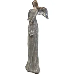 GENERICO - Ángel Decorativo con Estrella Plateada