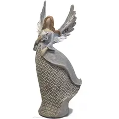 GENERICO - Ángel Decorativo con Estrella Plateada