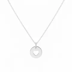 SANTORAL - Collar Corazón Mini - Plata