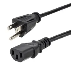 GENERICO - Cable de fuente poder para computadora de 1.5 metros