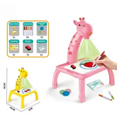 GENERICO - MESA PIZARRA PROYECTOR JIRAFA JUGUETE EDUCATIVO NIÑAS ESTIMULACION TEMPRANA