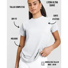 GENERICO - POLO DEPORTIVO MANGA CORTA MUJER DE LYCRA - CAMISETA MANGA CORTA MUJER