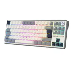 ROYAL KLUDGE - Teclado Mecánico Español RK R87PRO Creamy Switch