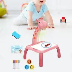 GENERICO - MESA PROYECTOR PIZARRA JIRAFA JUGUETE DIDACTICO NIÑAS