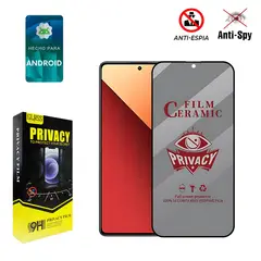 SHIELD - Mica Protector de Pantalla de Cerámica Antiespía para Xiaomi Redmi Note 11 4G