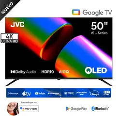 JVC - Televisor 50" QLED Google TV 4K 50KM758 2025