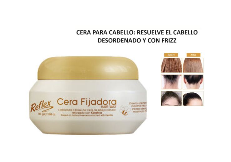 Cera para el Cabello con keratina 110 gr