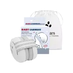 GENERICO - OREJERAS ANTIRUIDOS PROTECCIÓN AUDITIVAS PARA BEBÉS - GRIS