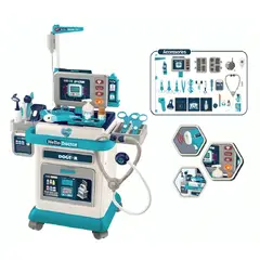GENERICO - Set de Doctor Carrito de 37 pzs luces y sonidos