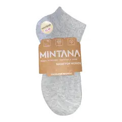 MINTANA - PACK 3 MEDIAS SIN COSTURA TALONERA ALGODON HILO MUJER