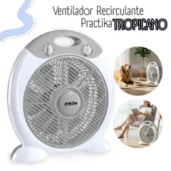 GENERICO - Ventilador Recirculador de Mesa Practika De 10"