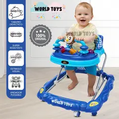 BABY - Andador Didáctico Plegable «BIRDS» Edición Limitada Blue