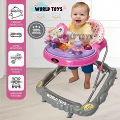 BABY - Andador Didáctico Plegable «BIRDS» Edición Limitada Lila