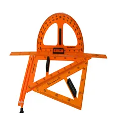 JENSA TOYS - Juego de Regla Escuadras Compás Transportador de plástico