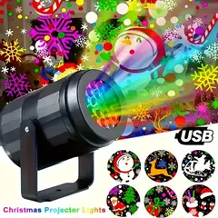 OEM - Proyector Led - Figuras de Navidad Multicolor