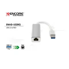 ENCORE ELECTRONICS - ADAPTADOR USB 3.0 A RED RJ45 GIGABIT ALTA VELOCIDAD