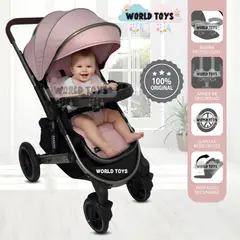 BABY - Coche Cuna para Bebés «BEVERLY» Edición Limitada Pink