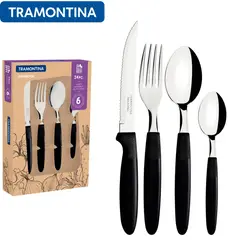 TRAMONTINA - Juego Cubiertos 24 Piezas Ipanema -