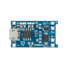 ARDUINO - MODULO CARGADOR DE LITIO ENTRADA V8 - TP4056