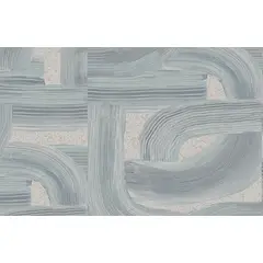 DECOMOA - Papel tapiz decorativo Estilo Abstracto Azul grisáceo 5m2