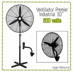 PREMIER - Ventilador Industrial De 30” Pulgadas 2 En 1 – 200watts
