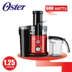 OSTER - Extractor De Jugos FPSTJE320R 2 Velocidades 1.25 L Rojo