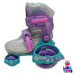 OKA - PATINES KIDS SIRENA LILA TALLA S 30 - 33