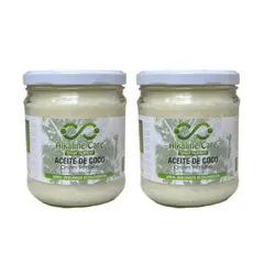 ALKALINE CARE - Aceite De Coco frasco 500ml x 2 (Primer Prensado en Frío)