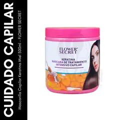 GENERICO - Mascarilla Capilar Keratina Miel 500ml - FLOWER SECRET