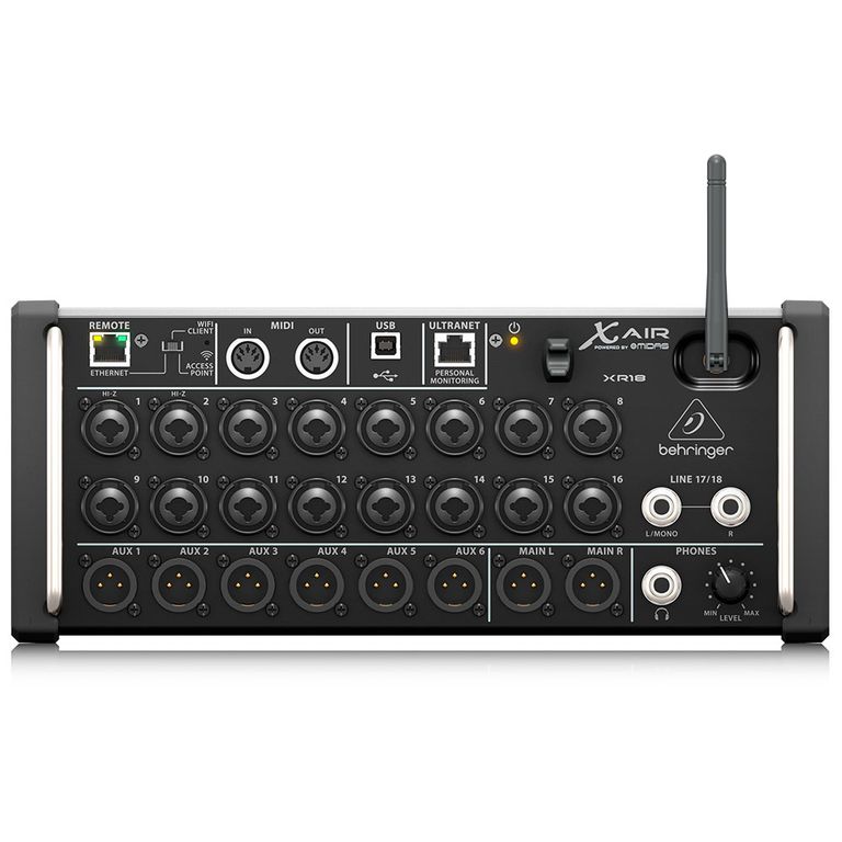 Mezclador Digital Controlado a Distancia X Air XR18